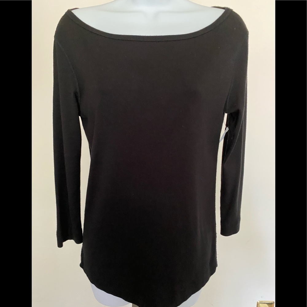 NWOT, Workshop Republic Clothing Black 3/4 Sleeve